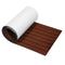 2400x450x6mm Brown EVA Foam Boat Flooring Mat Teak Decking Yacht Sheet 94x18 Inch Faux Teak