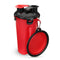 2 In 1 Pet Dog Food Water Bottle Portable Dog Travel Water Bottle With Dog Bowl