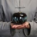 Luxurious Ceramic Pet Cremation Urn Hand-painted Made In Ceramics Cremation Ashes Urn For Pet