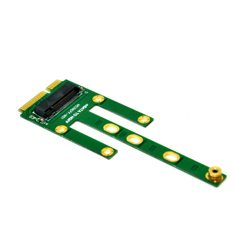 ITHOO MS2NGFF-N01 M.2 NGFF SATA to mSATA Interface M.2 NGFF SSD PCI-E Expansion Card 6Gbps for Desktop Computer