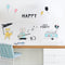 Miico FX64037 Cartoon Wall Stickers Children's Room Decoration Wall Stickers DIY Sticker