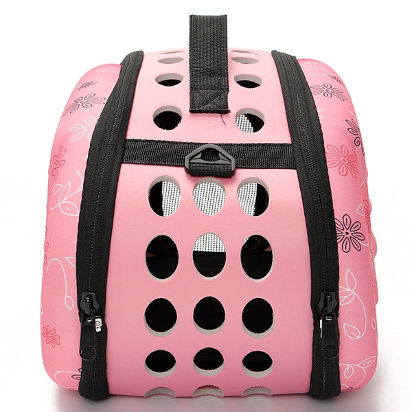 Portable Small Pet Dog Cat Sided Carrier Travel Tote Shoulder Bag Cage House