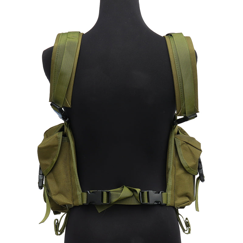 Unisex Tactical Vest Outdoor Combat Game Training Storage Carrier Belly Pocket Vest