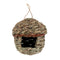 Straw Birdhouse for Parrot Hamster Small Animal's Cage Birds Breeding Bird House Home Hanging Decorations