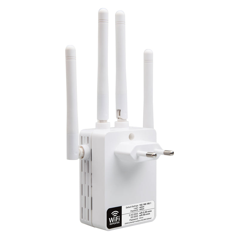 WiFi Router Wireless Router 1200M 4 High Gain Antennas 2.4G 5G WiFi Repeater