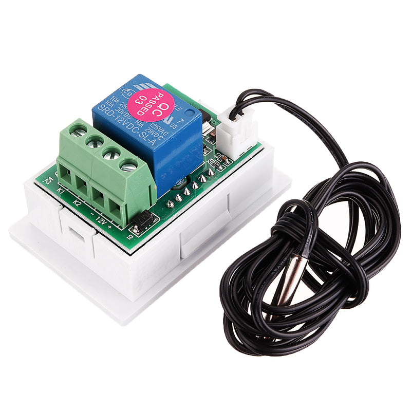 XH-W1321 0.1 Digital Thermostat Mini Embedded Digital Display Switch Temperature Controller With Waterproof NTC Sensor Meter