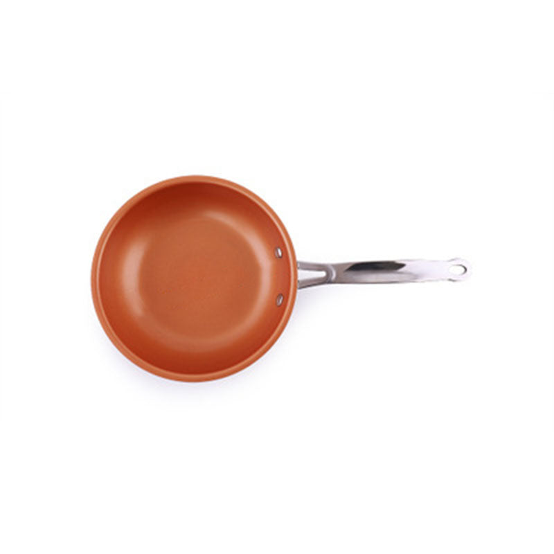Copper Chef Round Fry Pan Non-stick Frying Pan Copper-colored Aluminum Pan Cookware
