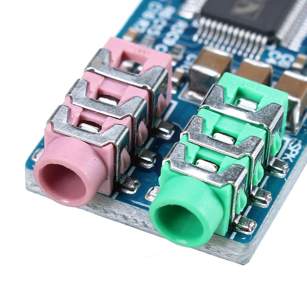 5Pcs Free Drive USB Sound Card Notebook Computer External Sound Card Module USB