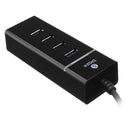 BIAZE HUB7 Aluminum Alloy High Speed Extension USB 3.0 to 4-Port USB 3.0 OTG HUB Adapter