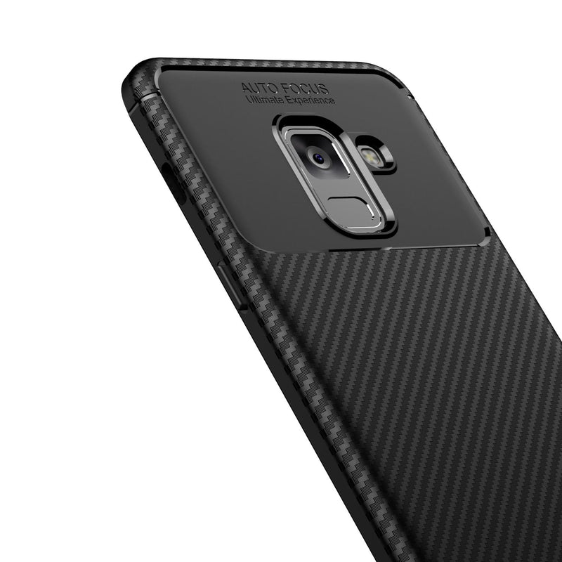 Bakeey Protective Case For iPhone A8 2018 Slim Carbon Fiber Fingerprint Resistant Soft TPU