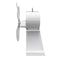 4 Blade Heat Powered Wood Stove Fan White For Wood Burner Fireplace Eco Fan