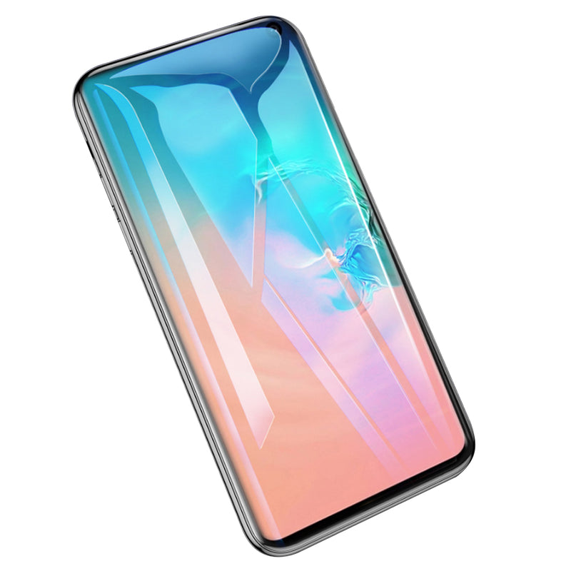 2 Packs Kisscase 10D Curved Edge Hydrogel Screen Protector For Samsung Galaxy S10 6.1 Inch Support Ultrasonic Fingerprint Unlock