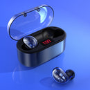 Bakeey X7 TWS Wireless bluetooth 5.0 Earphone HiFi Bass Active Noise Cancelling Touch Control Transparent Headphone with Mic
