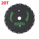 14/20 Teeth 230mm Lawn Mower Steel Blade Garden Tree Lawnmower Brush Cutter Blades