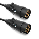 200/300CM 7Pin Trailer Light Board Extension Cable Lead Male to Female Lights For Trailer Truck