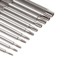 Broppe 11pcs T6-T40 75mm Magnetic Torx Screwdriver Bits 1/4 Inch Hex Shank