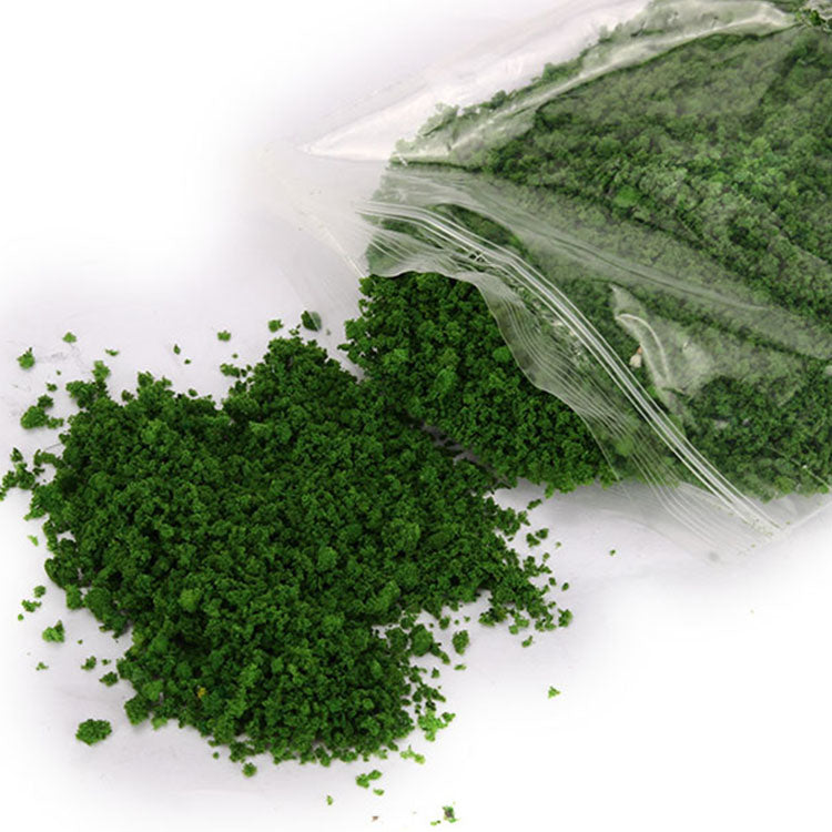 DIY Handmade Building Model Material Grass Tree Sponge Powder Green Pollen