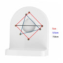 Plastic L Type Right Angle Bracket Wall Mount for CCTV Dome IP Security Camera