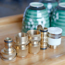 1/2'' 3/4'' Brass Male Female Connector Garden Quick Connect Adapter Water Hose Pipe Connectors Fitting Switch w/  Washers Standard Joint for Car Pressure Washing