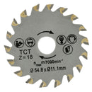 18 Teeth Diameter 54.8mm Circular TCT Saw Blade Concrete Cement Wood Cutting Saw Blade