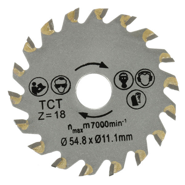 18 Teeth Diameter 54.8mm Circular TCT Saw Blade Concrete Cement Wood Cutting Saw Blade