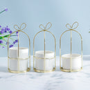 Flower Shelf Rack Versatile Ceramic Vase Stand Metal Planter Iron Shelf for Cactus