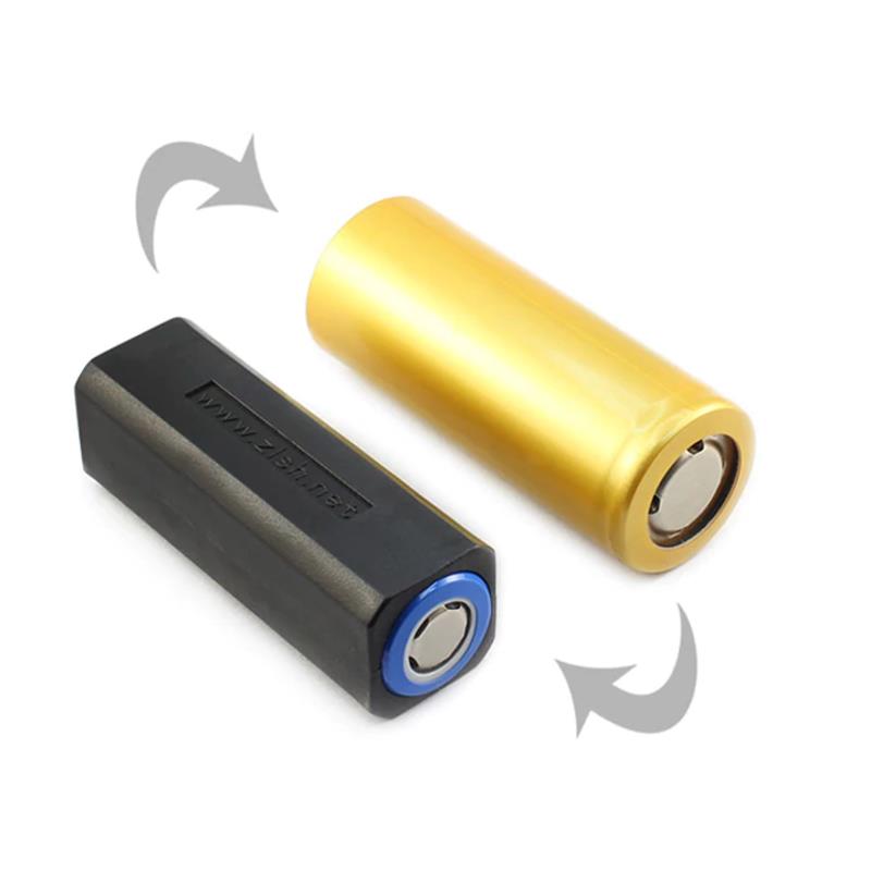 On The Road 18650 To 26650 Li-ion Battery Conversion Body Tube Battery Holder
