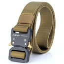 AWMN S04 3.2cm 125cm Nylon Belts Men Women Inserting Buckle Military Tactical Belt