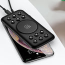 USAMS 10000mAh Fast Charging Back Clip Wireless Charger For iPhone X XS HUAWEI P30 Oneplus 7 XIAOMI MI9 S10 S10+