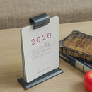 2020 Year Desk Calendar Simple Desktop Decorations Calendar Daily Schedule Planner Coil Vertical Calendar