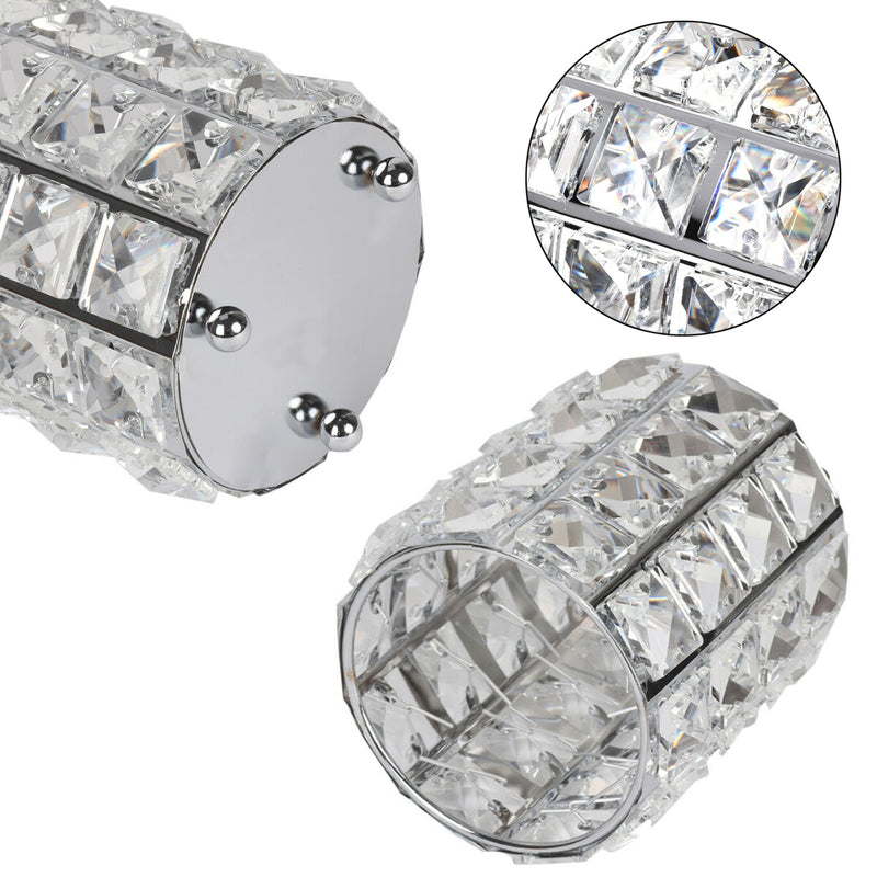 Crystal Makeup Brush Storage Bucket Pens Holder Desktop Case Cosmetic Organizer