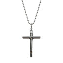 Cross Whistle Pendant Women Men Long Necklace Jewelry Couple Gifts