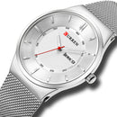 CURREN 8311 Ultra Thin Casual Style Quartz Watch Date Week Display Waterproof Men Watch