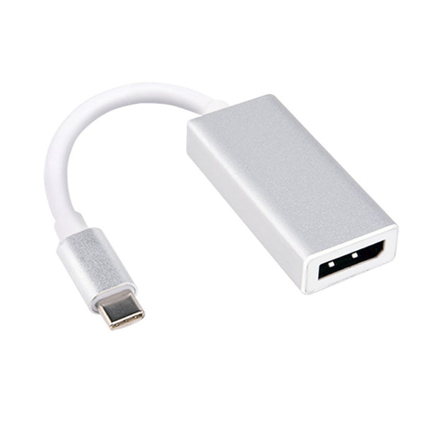 HOWEI HW-TC04 USB3.1 Type-C to DP HD Adapter Cable 10Gbps Aluminum Alloy Connector USB Hub for Monitor Laptop