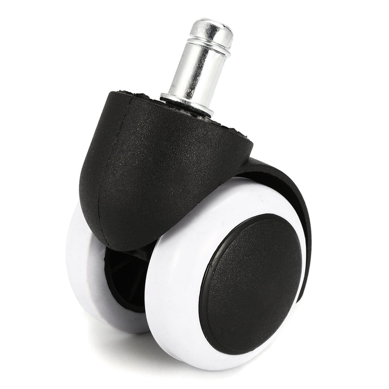 5Pcs 2 Inch Universal Office Home Chair Rubber Caster Wheels Floor Funiture Replacement