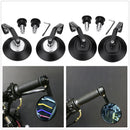 7/8inch Round Handlebar Rearview Mirrors Universal Motorcycle Handle Bar End Cafe Racer
