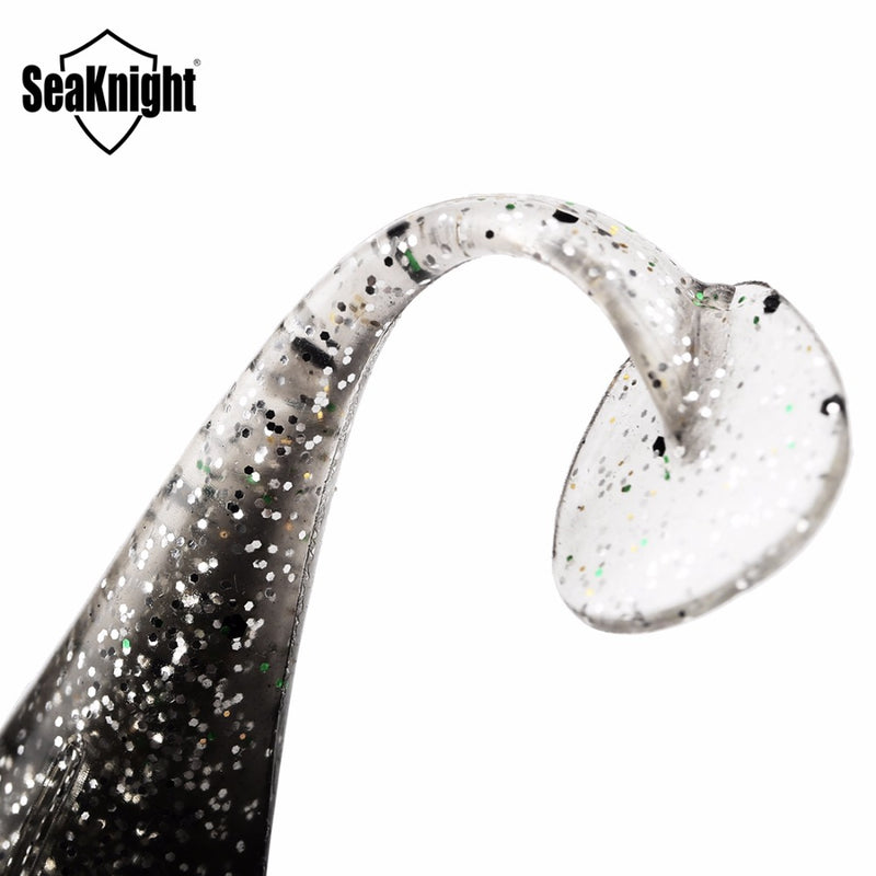 SeaKnight SL003 6pcs/bag 6.2g 89mm/3.5in Soft Fishing Lure T-Tail Flexible Swimbait Fishing Bait