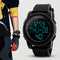 SKMEI 1317 Digital Watch Pedometer Calorie Tracking Men LED Countdown Sport Watches
