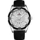 BAGARI 8001 Fashion Men Watch Waterproof Automatic Calendar Luminous Display Quartz Watch