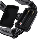 XANES 2505 1200LM Bicycle Headlight 5 Switch Modes T6+2*COB White Light 180  Rotation Adjustable He