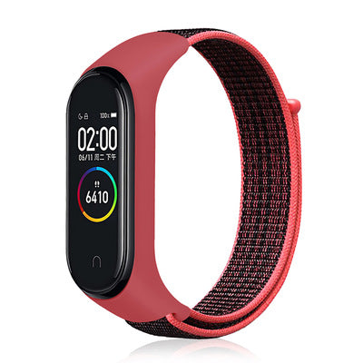 Bakeey Nylon Loopback Integrated Design Watch Band Strap for Xiaomi Mi Band 4&3
