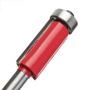 1/4 Inch Shank End Bearing Dual Flutes Trim Cutter Router Bit for Woodworking