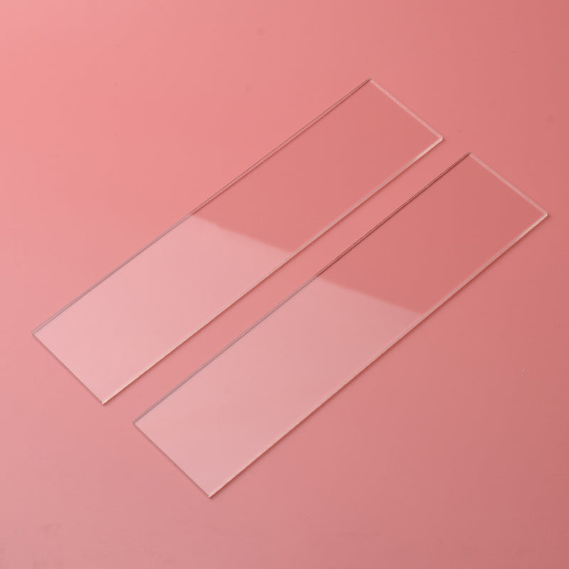 2Pcs 225x54mm Acrylic Clear Cutting Embossing Board Plates for Sizzix Big Shot