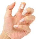 Flower Floral Design Color Change Changing Nail Sticker Changed with Sunlight UV Light