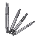 Drillpro Upgraded 4PCS Double Side Damaged Screw Extractor Bolt Stud Tool Out Remover