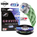 SeaKnight GRAVITY 150M 20-40LB Braided Wire Fishing Line 6+1 Strands Green Fast Sinking Line