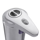 Touch Sensing Automatic Stainless Steel Silver Soap Dispenser 3 Adjustable Volume Settings 250ml Capacity