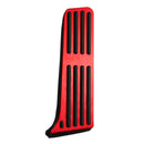2Pcs Aluminium Alloy Car Interior Brake Accelerator Pedal Cover Trim Pad Red for Toyota Camry 8th 2018