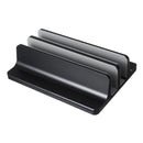 Space-saving Desktop Aluminum Alloy Vertical Laptop Holder Tablet Stand Holder For Laptop Notebook Tablet Smart Phone Macbook iPhone