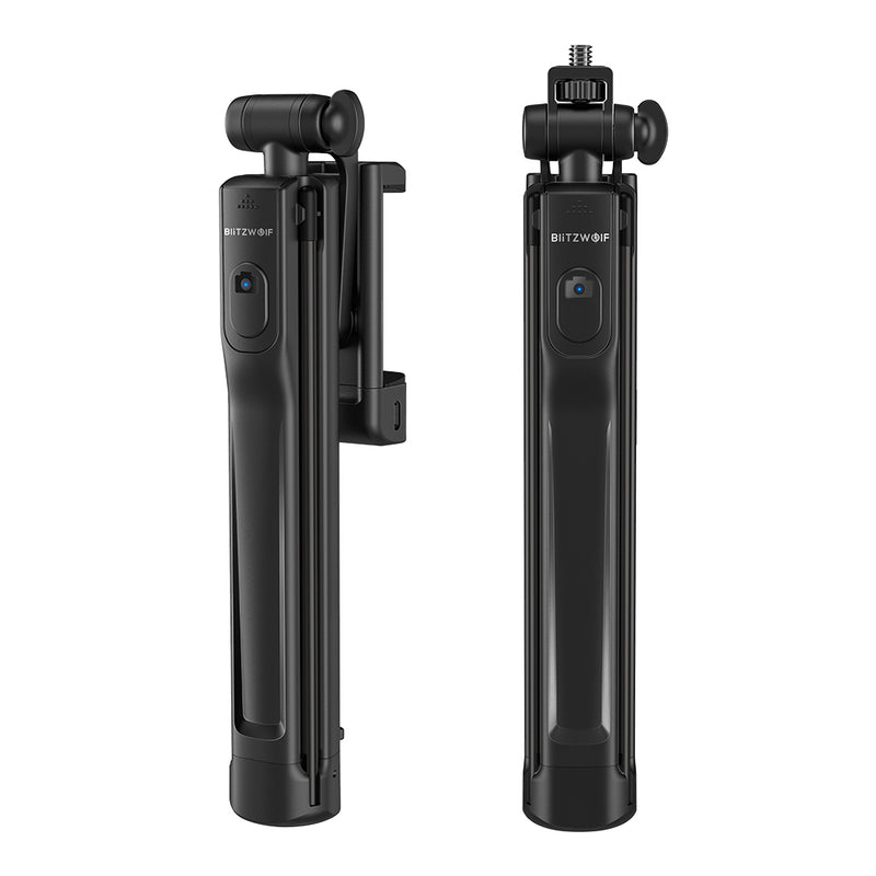 Blitzwolf BW-BS8 Extendable bluetooth Tripod Selfie Stick With LED Fill Light For Phone Sport Camera